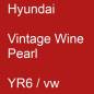 Preview: Hyundai, Vintage Wine Pearl, YR6 / vw.
